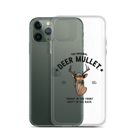 Deer Mullet Motto iPhone Case - Clear