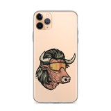 Bull Mullet iPhone Case - Clear