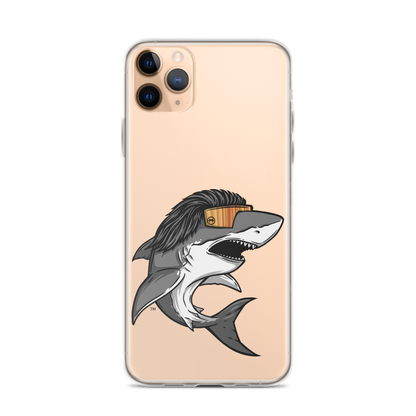 Shark Mullet iPhone Case - Clear