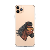 Horse Mullet iPhone Case - Clear