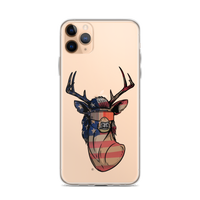 Deer Mullet USA 2.0 iPhone Case - Clear