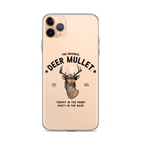 Deer Mullet Motto iPhone Case - Clear