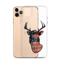 Deer Mullet USA 2.0 iPhone Case - Clear