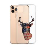 Deer Mullet USA 2.0 iPhone Case - Clear