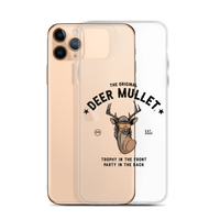 Deer Mullet Motto iPhone Case - Clear