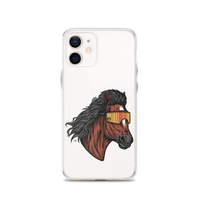 Horse Mullet iPhone Case - Clear