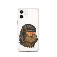 Bear Mullet iPhone Case - Clear