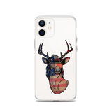 Deer Mullet USA 2.0 iPhone Case - Clear