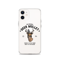 Deer Mullet Motto iPhone Case - Clear