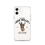 Deer Mullet Motto iPhone Case - Clear