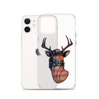 Deer Mullet USA 2.0 iPhone Case - Clear