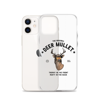 Deer Mullet Motto iPhone Case - Clear