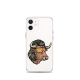 Bull Mullet iPhone Case - Clear