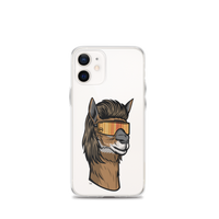 Llama Mullet iPhone Case - Clear