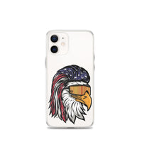 Eagle Mullet USA iPhone Case - Clear