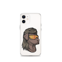 Chocolate Lab Mullet iPhone Case - Clear