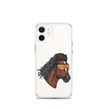 Horse Mullet iPhone Case - Clear