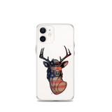 Deer Mullet USA 2.0 iPhone Case - Clear