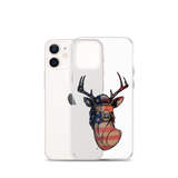 Deer Mullet USA 2.0 iPhone Case - Clear