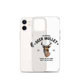 Deer Mullet Motto iPhone Case - Clear