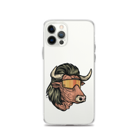 Bull Mullet iPhone Case - Clear