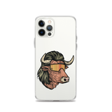 Bull Mullet iPhone Case - Clear