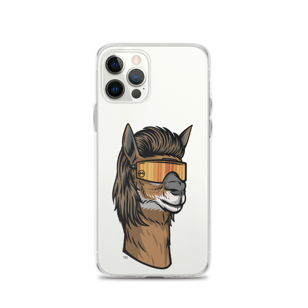 Llama Mullet iPhone Case - Clear