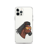 Horse Mullet iPhone Case - Clear