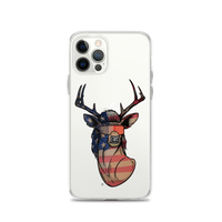 Deer Mullet USA 2.0 iPhone Case - Clear