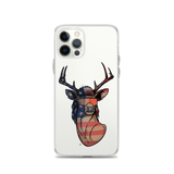 Deer Mullet USA 2.0 iPhone Case - Clear