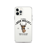 Deer Mullet Motto iPhone Case - Clear