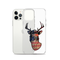 Deer Mullet USA 2.0 iPhone Case - Clear