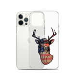 Deer Mullet USA 2.0 iPhone Case - Clear