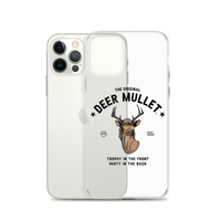 Deer Mullet Motto iPhone Case - Clear