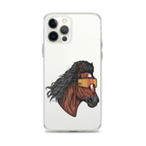 Horse Mullet iPhone Case - Clear