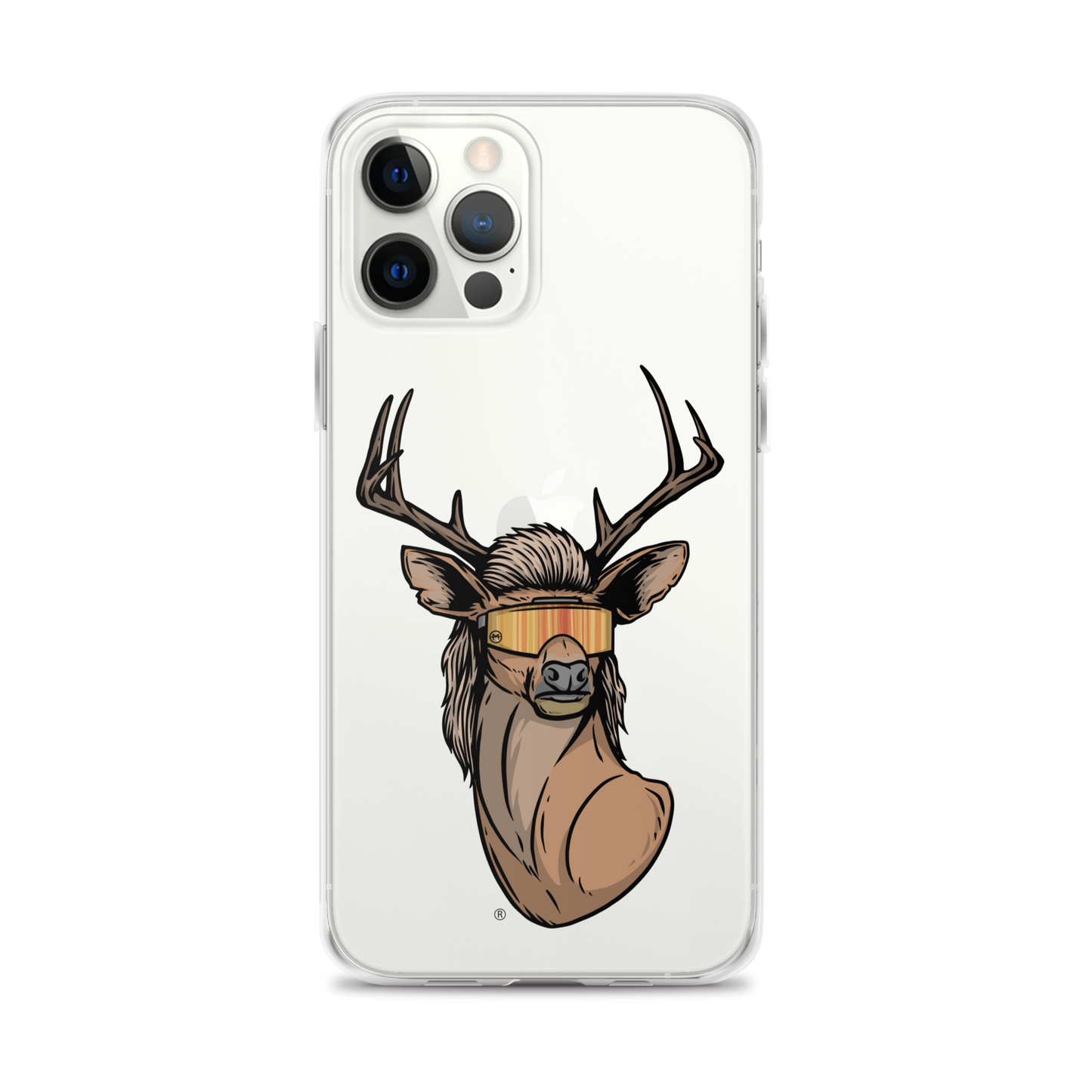 Deer Mullet 2.0 iPhone Case - Clear