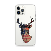 Deer Mullet USA 2.0 iPhone Case - Clear