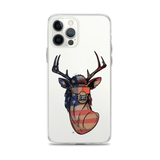 Deer Mullet USA 2.0 iPhone Case - Clear