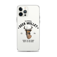 Deer Mullet Motto iPhone Case - Clear