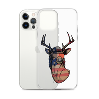 Deer Mullet USA 2.0 iPhone Case - Clear