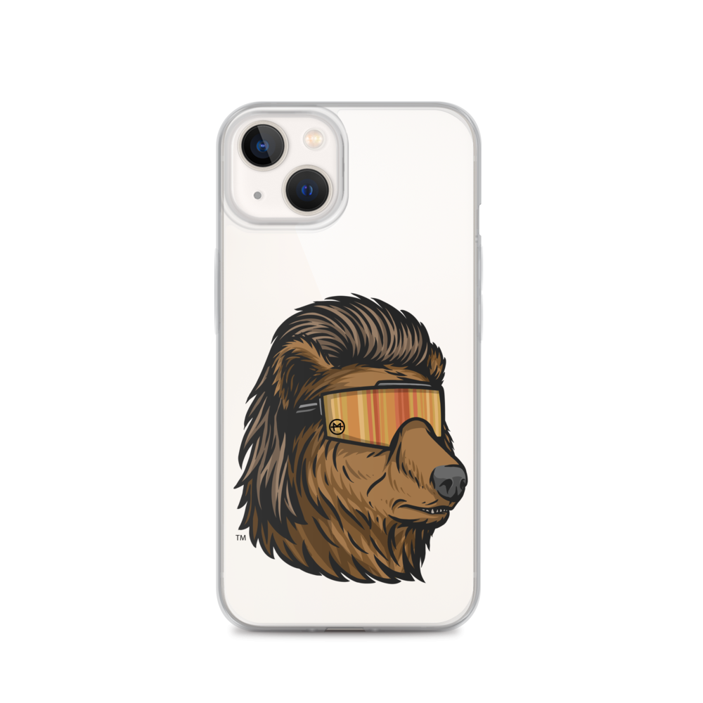 Bear Mullet iPhone Case - Clear