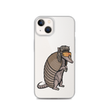 Armadillo Mullet iPhone Case - Clear