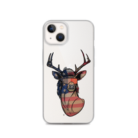 Deer Mullet USA 2.0 iPhone Case - Clear