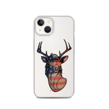 Deer Mullet USA 2.0 iPhone Case - Clear