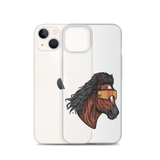 Horse Mullet iPhone Case - Clear