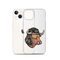 Bull Mullet iPhone Case - Clear