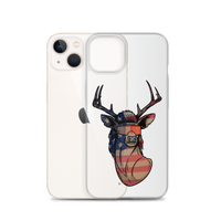 Deer Mullet USA 2.0 iPhone Case - Clear