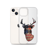 Deer Mullet USA 2.0 iPhone Case - Clear