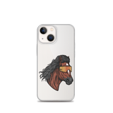 Horse Mullet iPhone Case - Clear