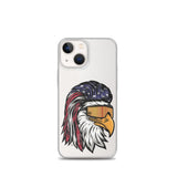 Eagle Mullet USA iPhone Case - Clear